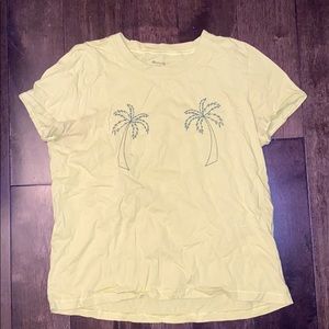 Madewell palm tree tee size M